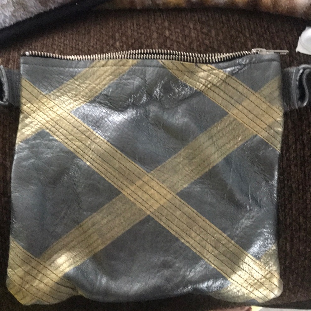 Leather crossbody